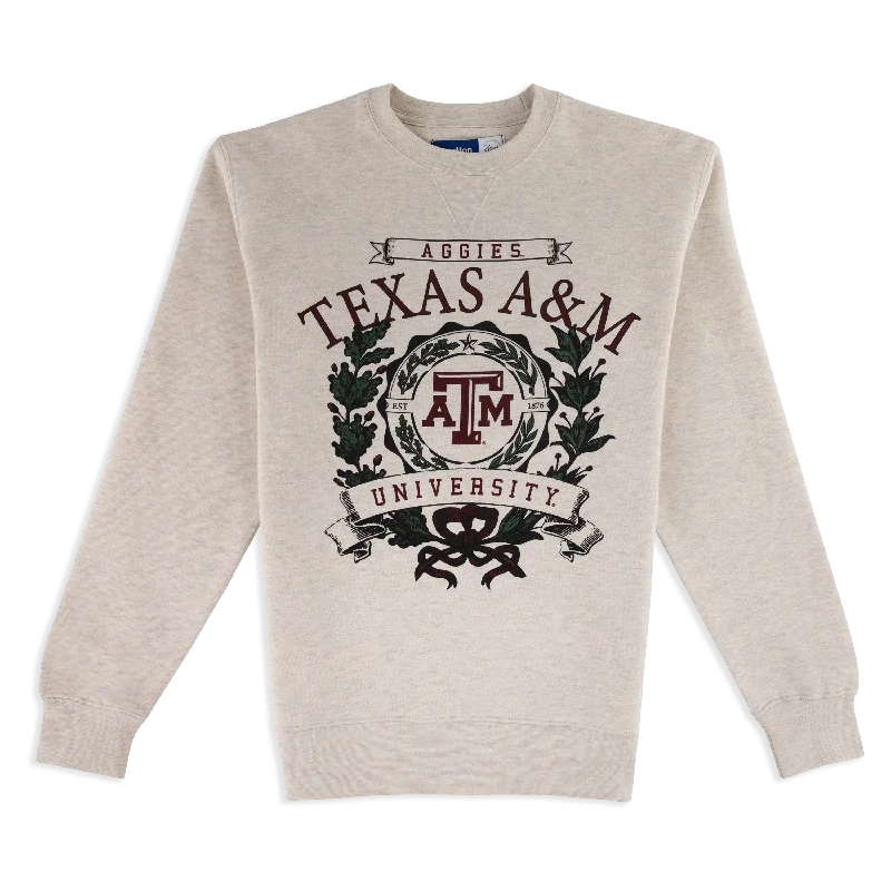 Texas A&M Aggies Leaves Seal Sweatshirt Hoodie Sweatshirt Set