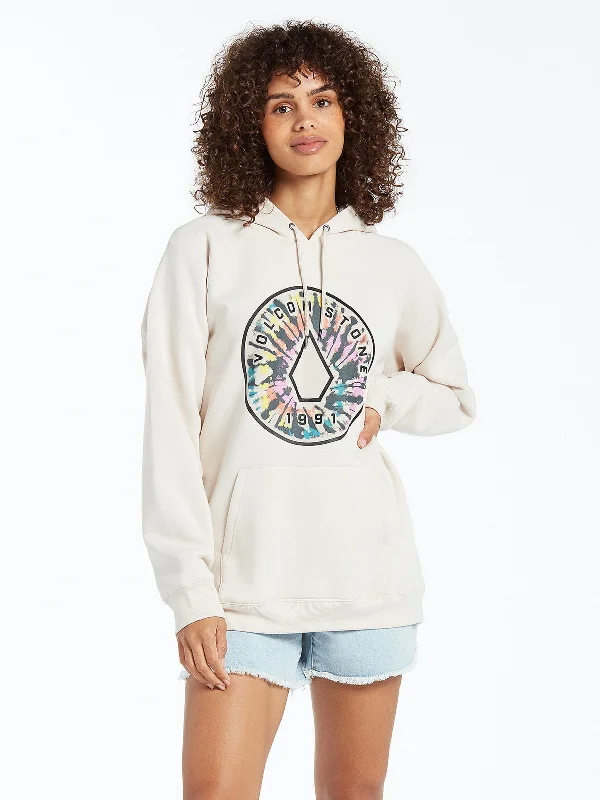 Volcom W Truly Stoked Boyfriend PO Stylish Pullover Hoodie