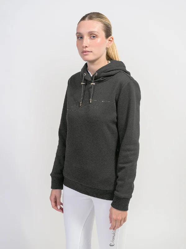 Bonnie Hoodie Sweatshirt -  Dark Forest Champagne Women’s Zip-up Hoodies