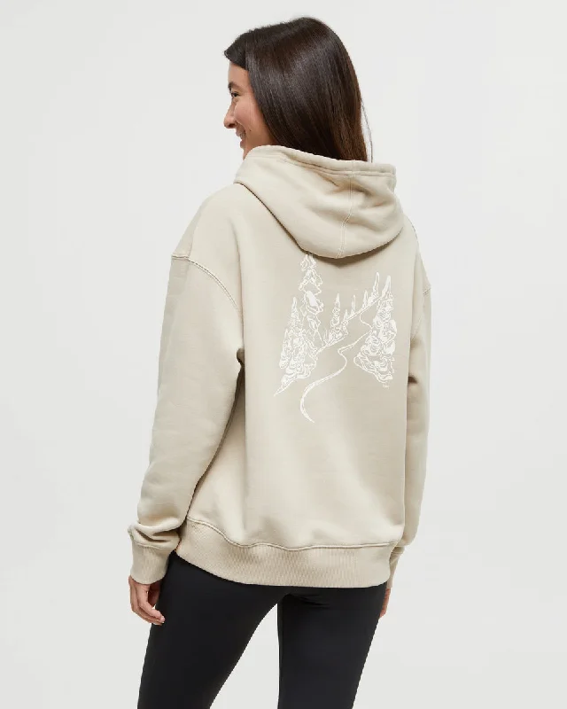 Snowy Trees Hoodie Warm Sweatshirts for Women