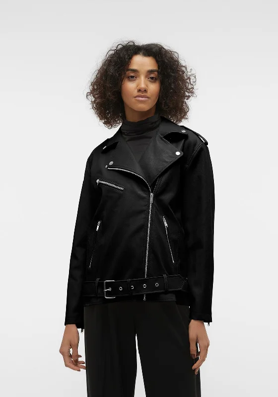 Vero Moda Ramon Paula Coated Jacket, Black Women's military-style jackets