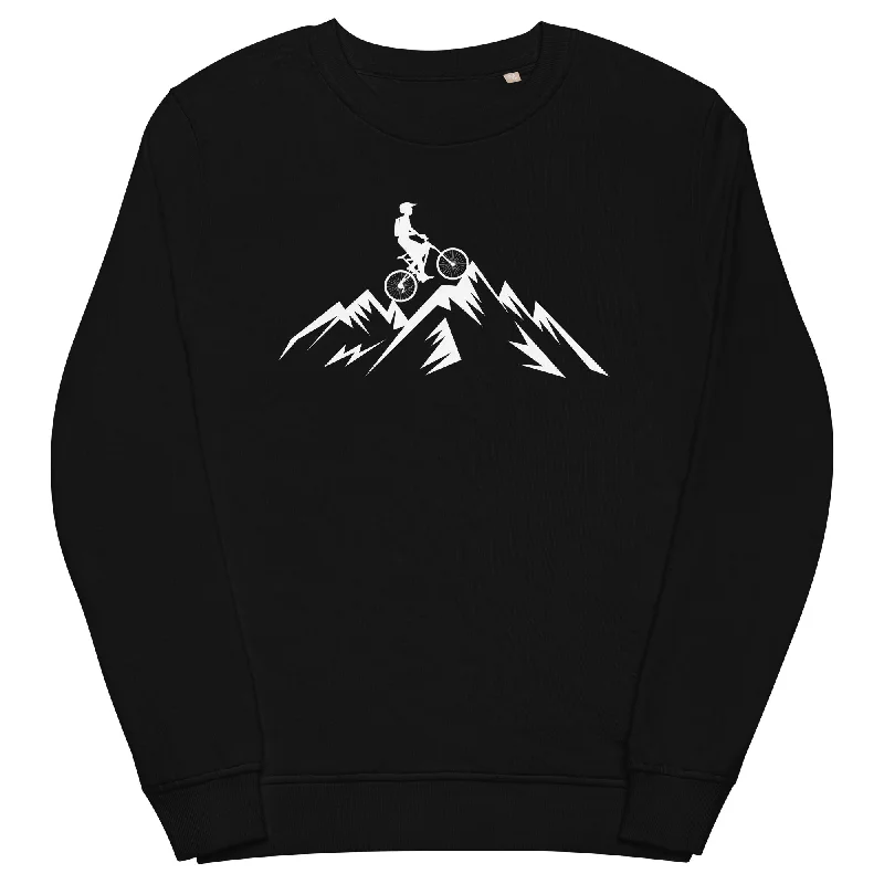 Berge - Radfahren - (18) - Unisex Premium Organic Sweatshirt Comfy Sweatshirts for Women