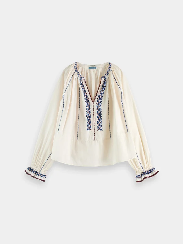 Embroidered blouse