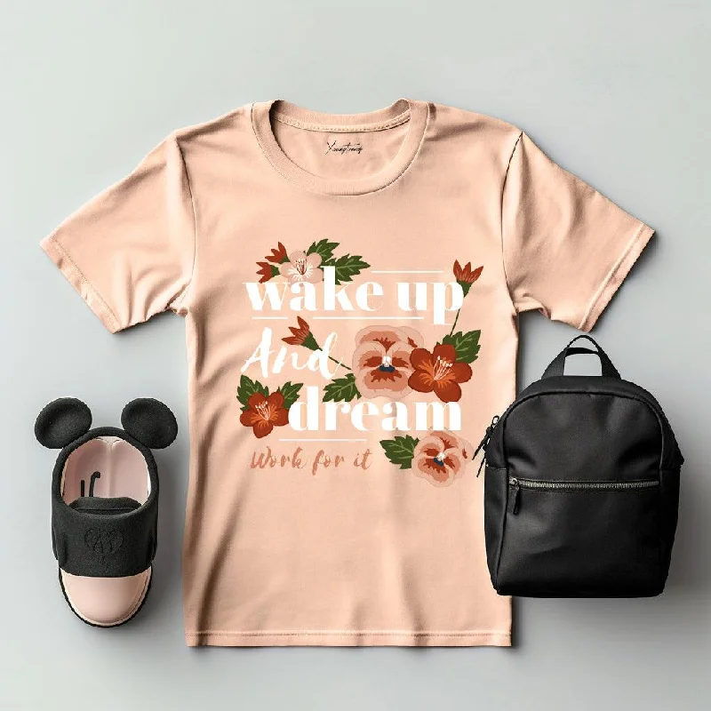 Charismatic & Chic - Women's Printed Round Neck Tees Collection Winter pajama sets