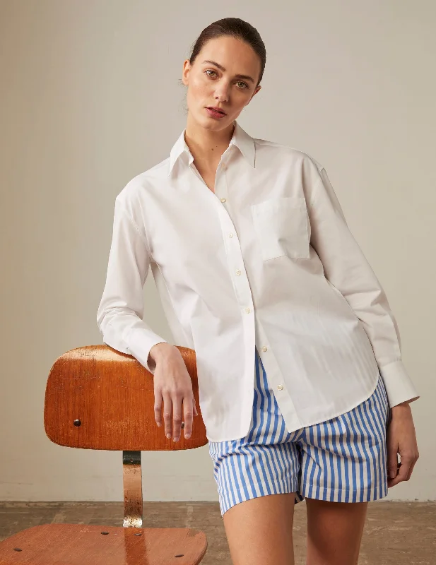 Chemise charlotte blanche Work-from-home pajama sets