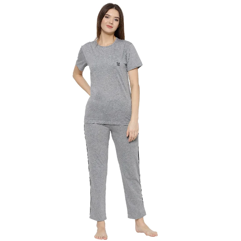 Vimal Jonney Grey Women's Night Suit Best pajama sets for hot sleepers