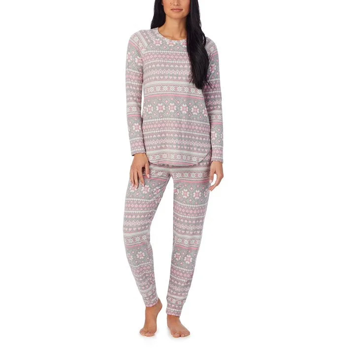 PJ Set With Jogger Pant Sweater Knit Couple pajama sets