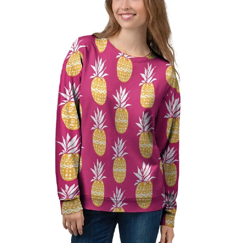 Aztec Hawaiian Pineapple Print Women's Sweatshirt Zara sweaters