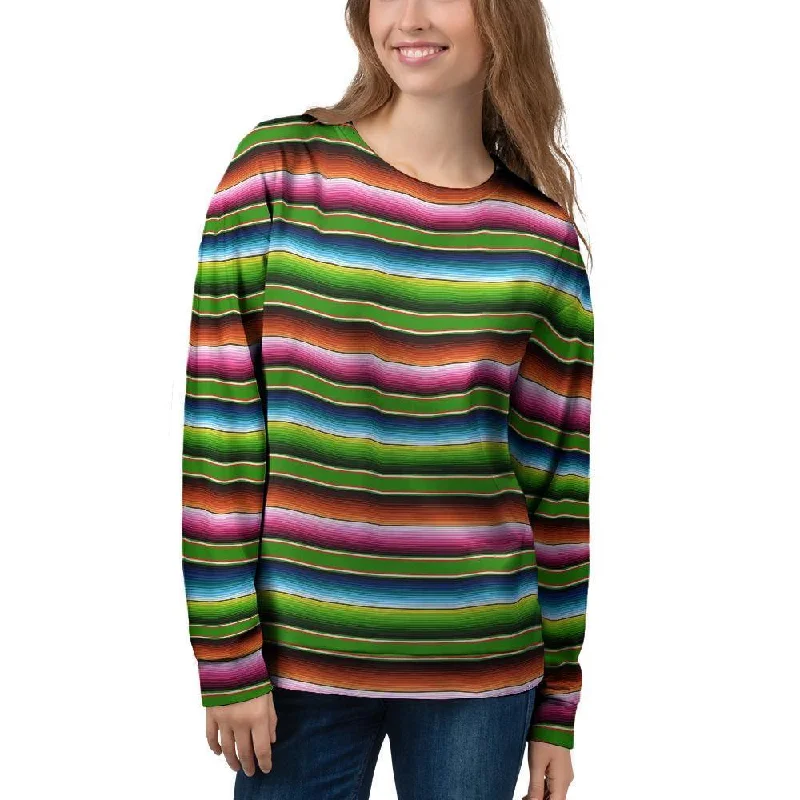 Baja Mexican Print Women's Sweatshirt Casual sweaters