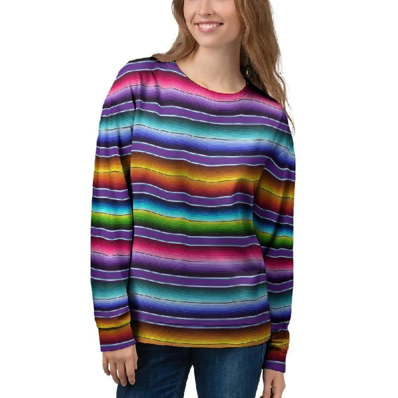 Baja Serape Print Women's Sweatshirt Cashmere sweaters