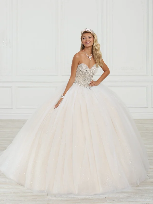 Strapless Quinceanera Dress by Fiesta Gowns 56415 Wedding Dress Set