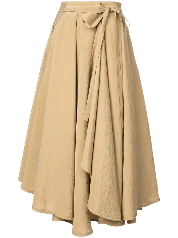 ruched skirt Metallic unclassified skirts