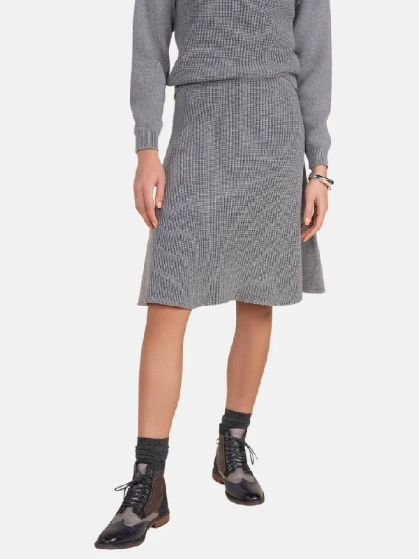 Marinha Skirt in Stone Gray Trendy new unclassified skirts