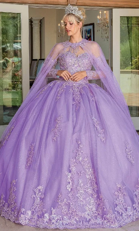 Dancing Queen 1691 - Sweetheart Detachable Cape Ballgown Cheap party dresses