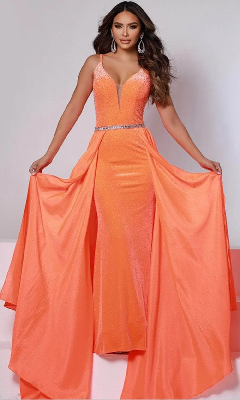 Johnathan Kayne - 2400 Sleeveless Stone Embellished Prom Gown A-line party dresses