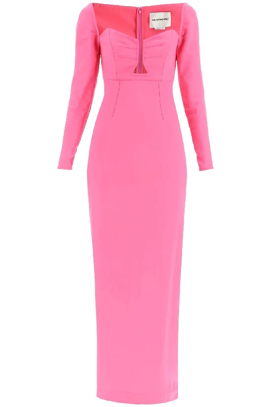 Maxi Pencil Dress With Cut Outs  - Rosa Tiered maxi dresses