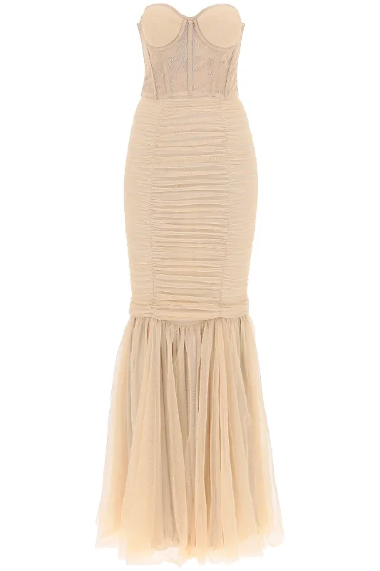 Long Mermaid Dress  - Beige Shein maxi dresses