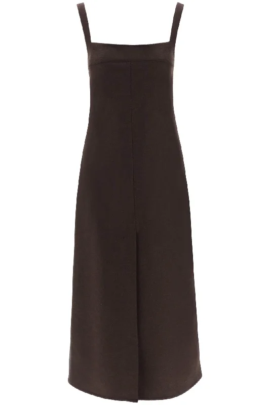 Sotra Long Wool Dress  - Marrone Revolve maxi dresses