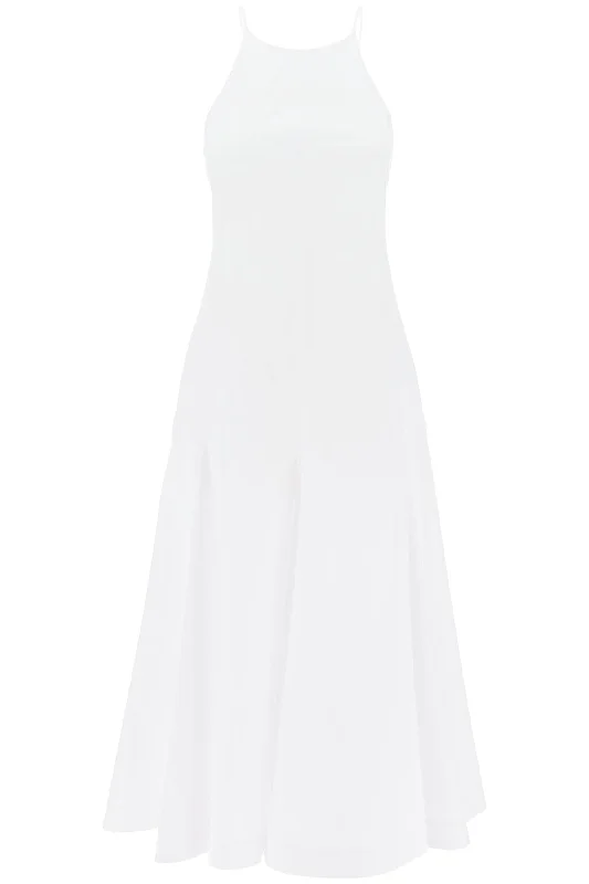 Maxi Cactus Poplin Dress  - White Must-have maxi dresses for this season