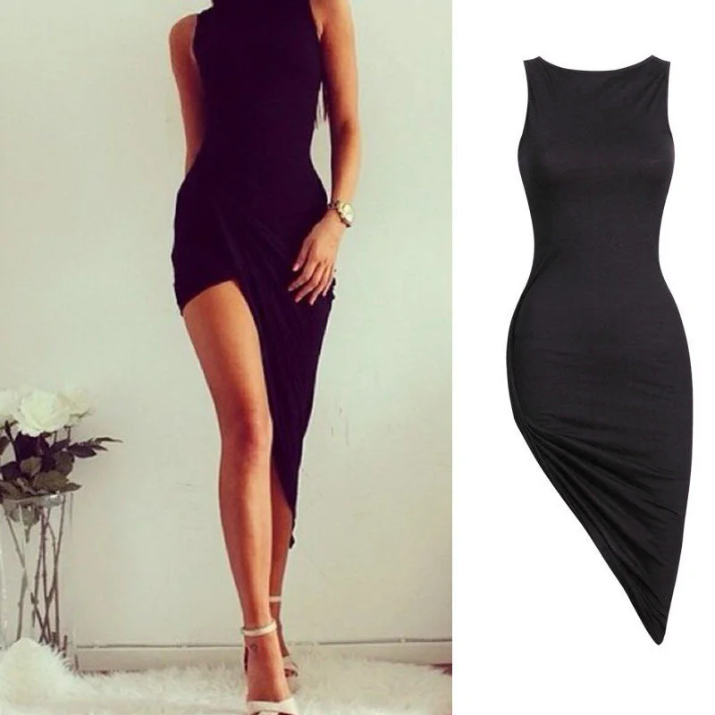 Sexy Women Sleeveless Bandage Bodycon Cocktail Party Long Maxi Dress Lightweight maxi dresses for hot weather