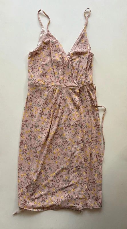 Dress Casual Short By Bcbgeneration In Floral Print, Size: Xs Wrap floral dresses