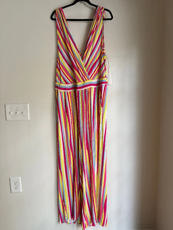 Jumpsuit By Torrid In Striped Pattern, Size: 3x Best floral dresses for outdoor weddings