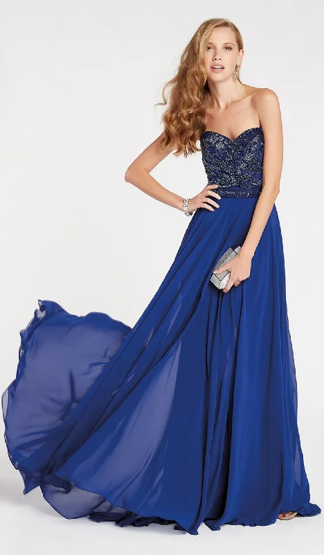 Alyce Paris - Embellished Sweetheart Flowy Evening Gown 60350SC Gothic unclassified dresses