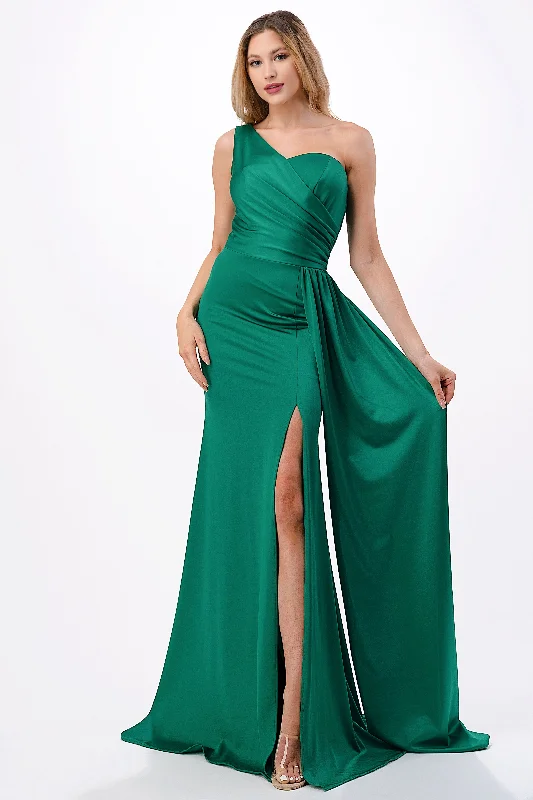 Aspeed Design -D567 Fitted One Shoulder Sheath Gown Spring unclassified dresses