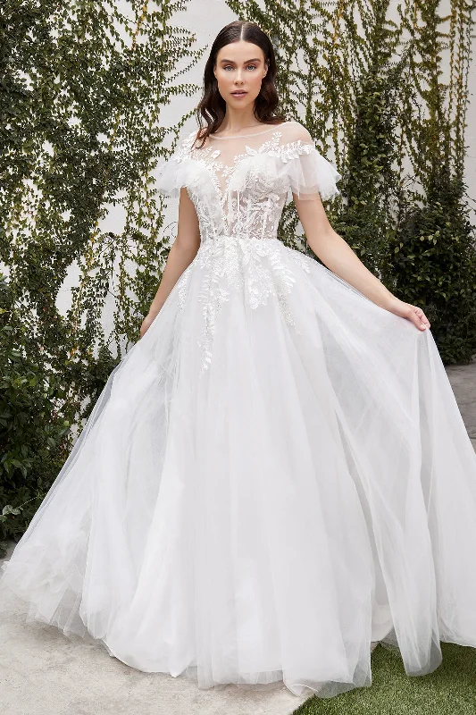 Cinderella Divine A1070W: Embroidered Elegance for Your Grand Entrance Lightweight unclassified dresses