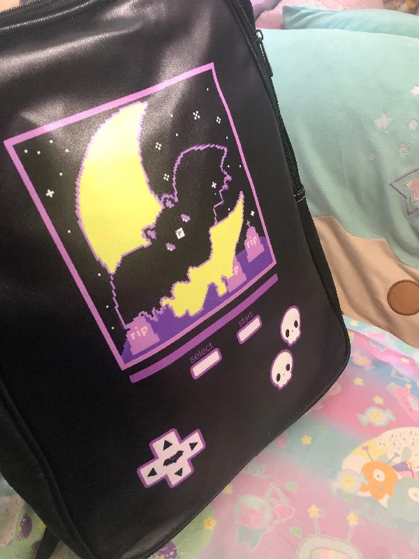 Creepy Bat Video Game Bag (Made to Order) Bodycon unclassified dresses