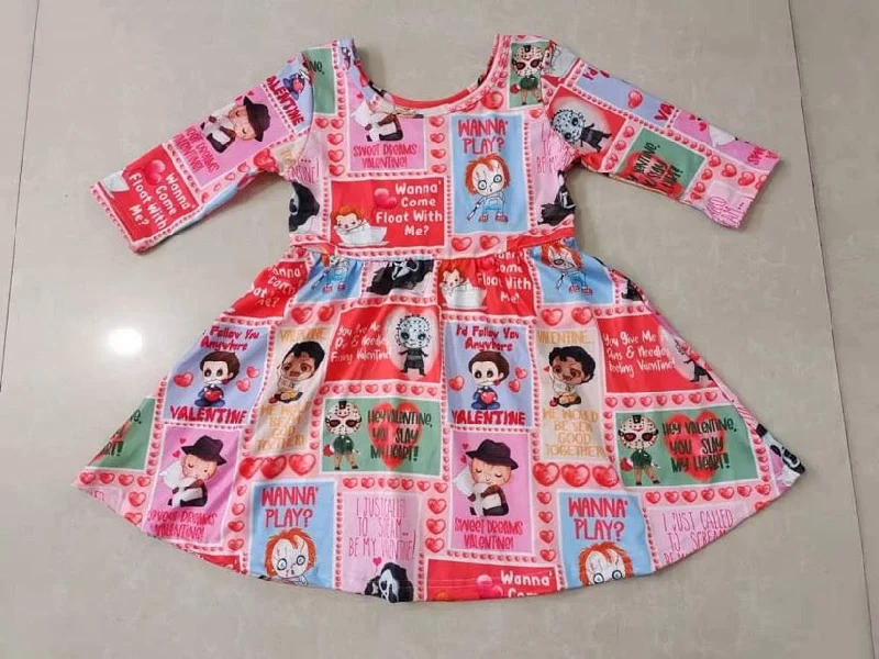 Tiny Horrors Valentines Dress Preppy unclassified dresses