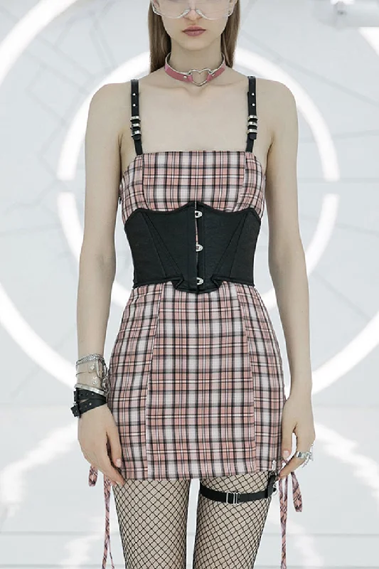Cute High Waist Women's Steam Punk Strap Dress Budget-friendly unclassified dresses