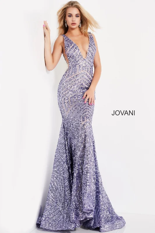 Embellished Low V Prom Dress_02 By Jovani -59762 Party unclassified dresses