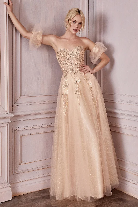 Enchanted Elegance: Cinderella Divine CD0191 for Prom, Bridesmaids, and Special Occasions Stretchy unclassified dresses