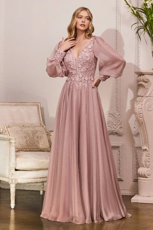 **Enchanting Cinderella Divine CD0183 Gown: A Tapestry of Elegance and Grace** Chiffon unclassified dresses