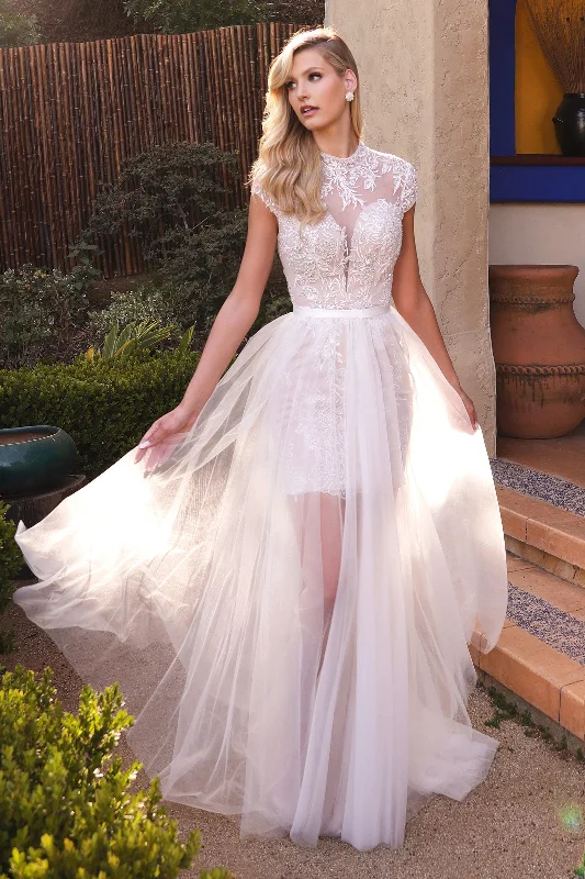 **Evangelina's Enchanting Bridal Transformation: Two Dresses in One for Your Unforgettable Day** Unique unclassified dresses