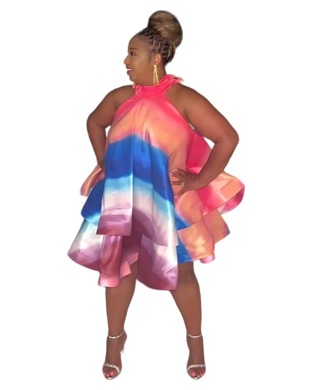 GODS PROMISE RAINBOW DRESS Printed unclassified dresses