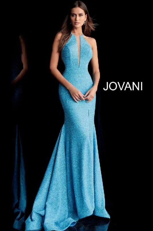 Jovani -67563 Halter Neck Prom Sheath Dress Women's unclassified dresses