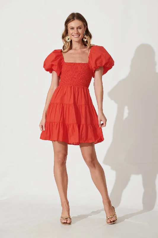 Kai Dress In Red Everyday wear unclassified dresses