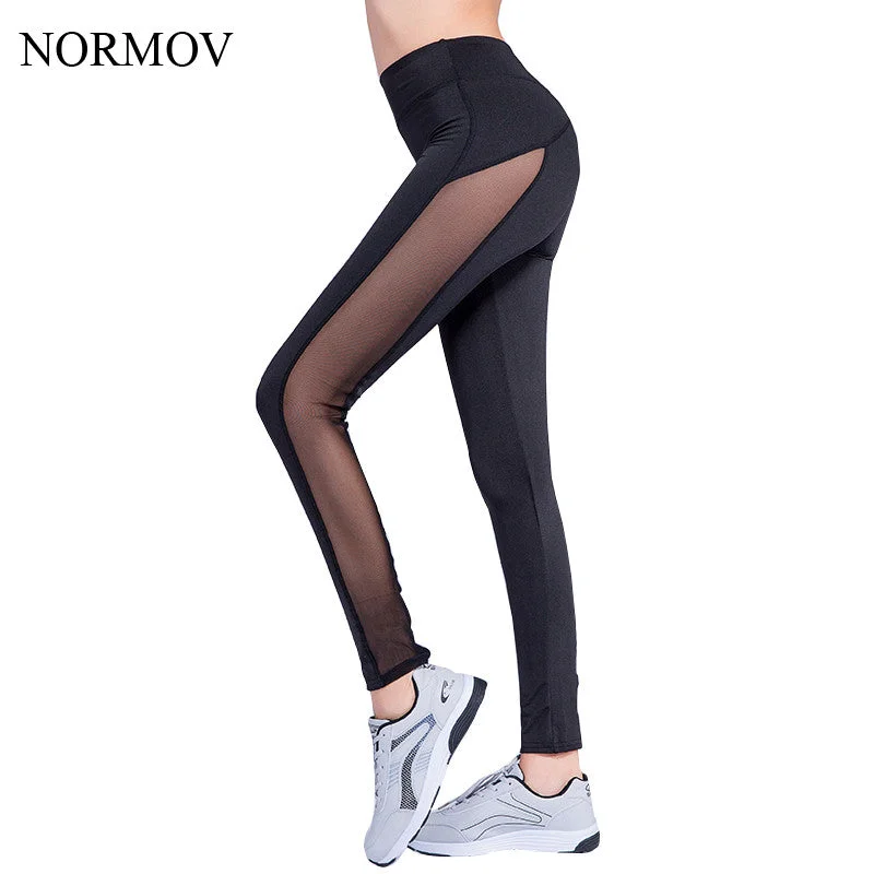 Women Mesh Leggings Sexy Push Up High Waist Side Mesh Legging Women Workout Black Spandex Quick Dry Leggins S-XL Wedding guest unclassified dresses