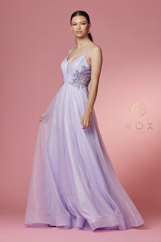 Nox Anabel's Ethereal Mesh Gown: A Vision of Enchantment for Special Occasions Lace unclassified dresses