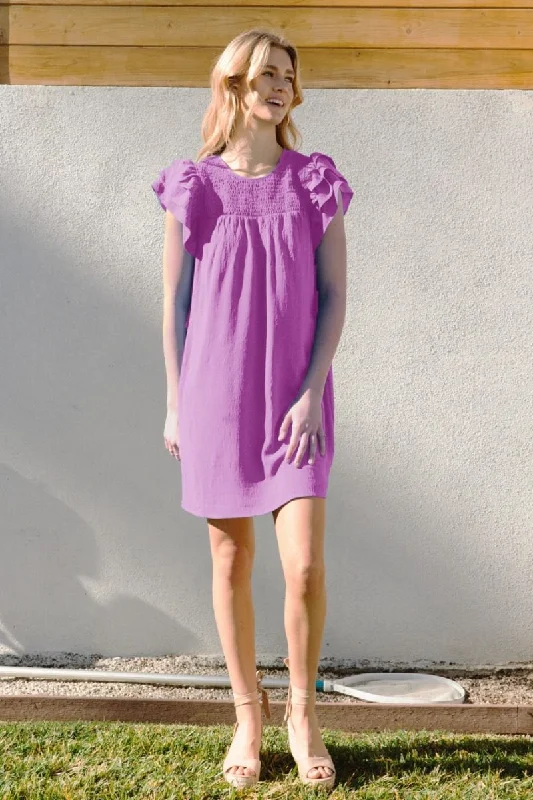 Orchid Smocked Dress Tiered unclassified dresses