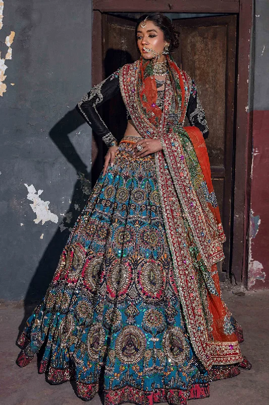 Pakistan Bridal Dress In Multi Lehnga Choli Fashionable unclassified dresses