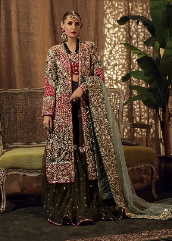 Pakistani Bridal Dress Sharara Gown Style Fall unclassified dresses