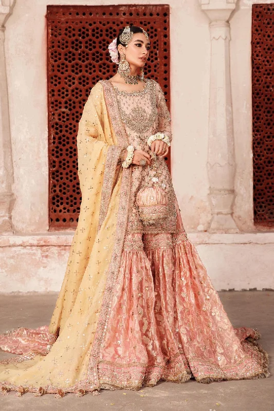 Pakistani Bridal Pink Gharara Kameez Bold pattern unclassified dresses