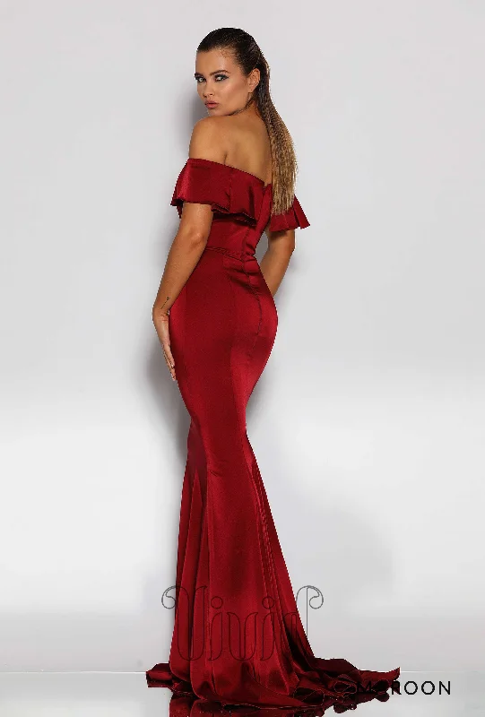 Paula Gown Sample Maroon Travel unclassified dresses