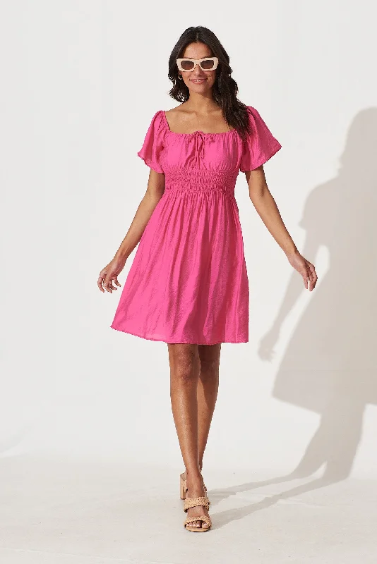 Petunia Dress In Hot Pink Budget-friendly unclassified dresses