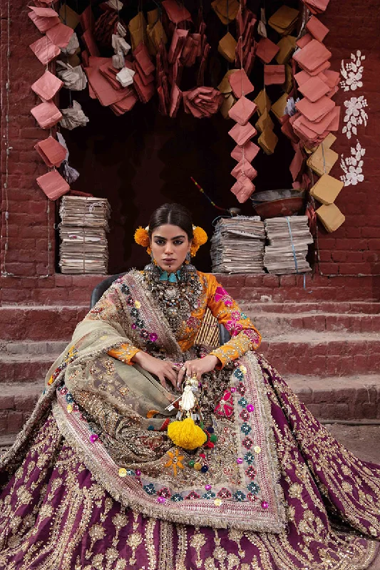 Raw Silk Lehenga Choli Pakistani Bridal Dress (Balocho) Stylish unclassified dresses