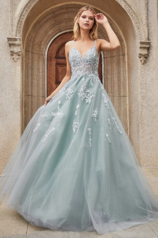 Royal Elegance: Embroidered Crystal Ballgown for Enchanting Occasions Anniversary unclassified dresses