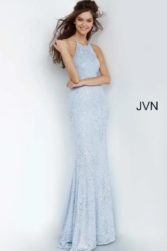 Tie Back Jersey Prom Dress By Jovani -JVN60137 Open-back unclassified dresses